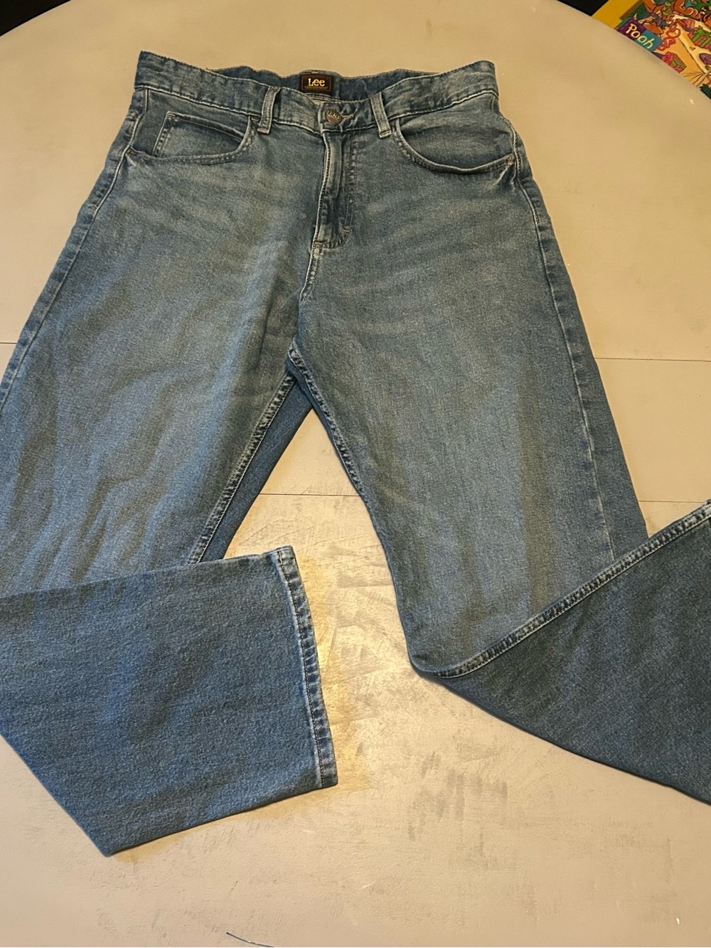 Lee Straight Leg Women's Jeans in Light Blue Wash